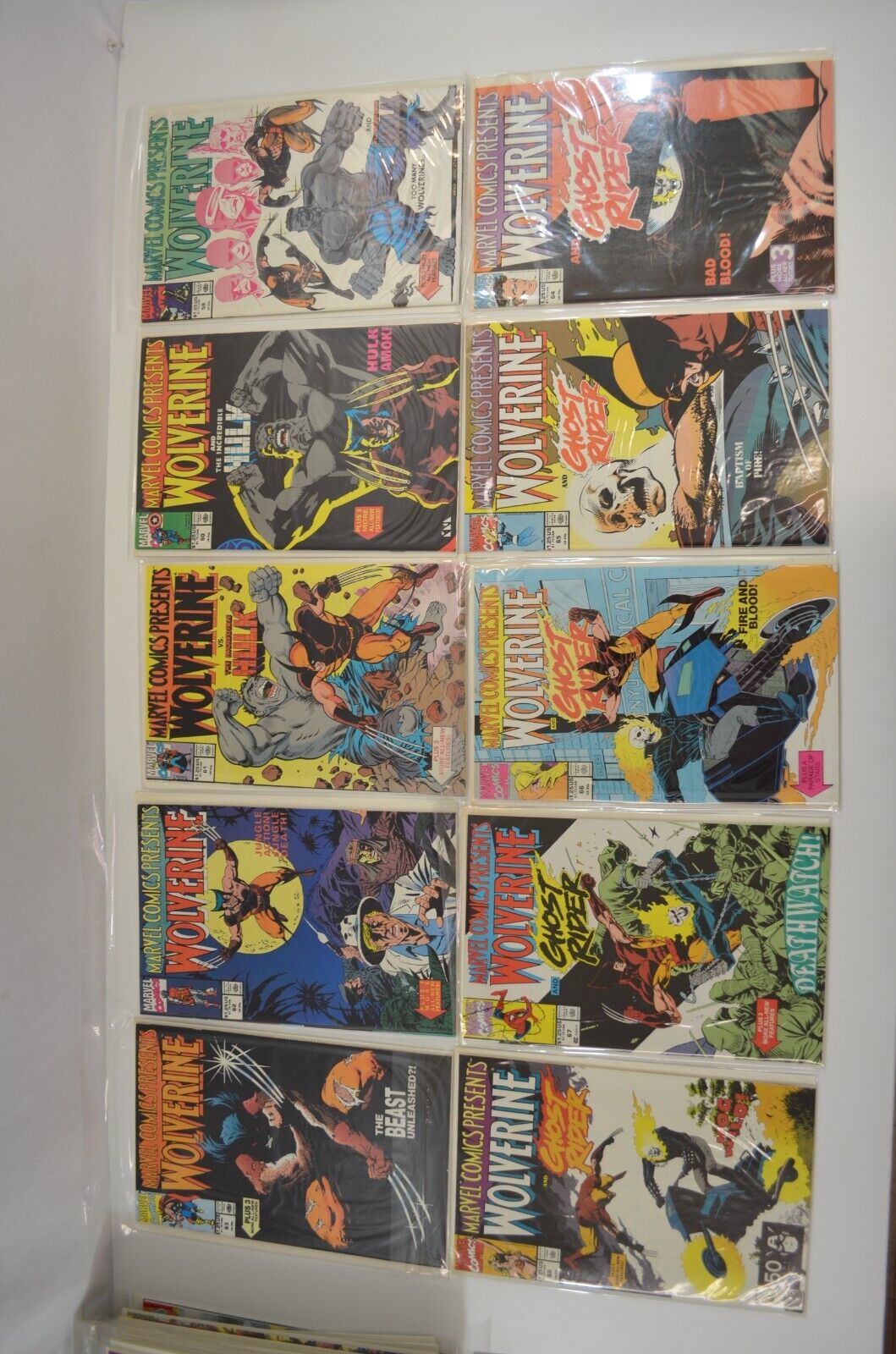 Marvel Comics Presents Wolverine 39-71 73-83 85-104 108 116 118 Comic LOT VF NM