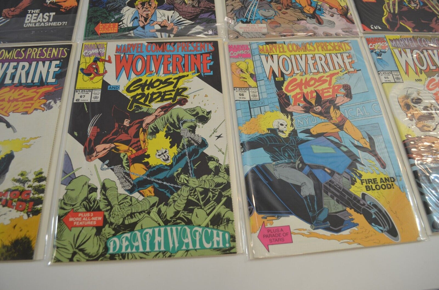 Marvel Comics Presents Wolverine 39-71 73-83 85-104 108 116 118 Comic LOT VF NM