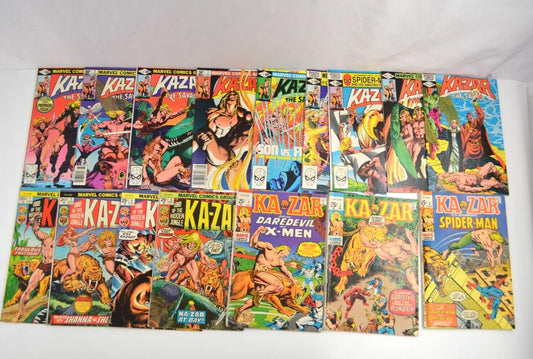 Ka-Zar Savage Lord of Hidden Jungle & Featuring #1 2 3 4 5 + more LOT VG to VF+