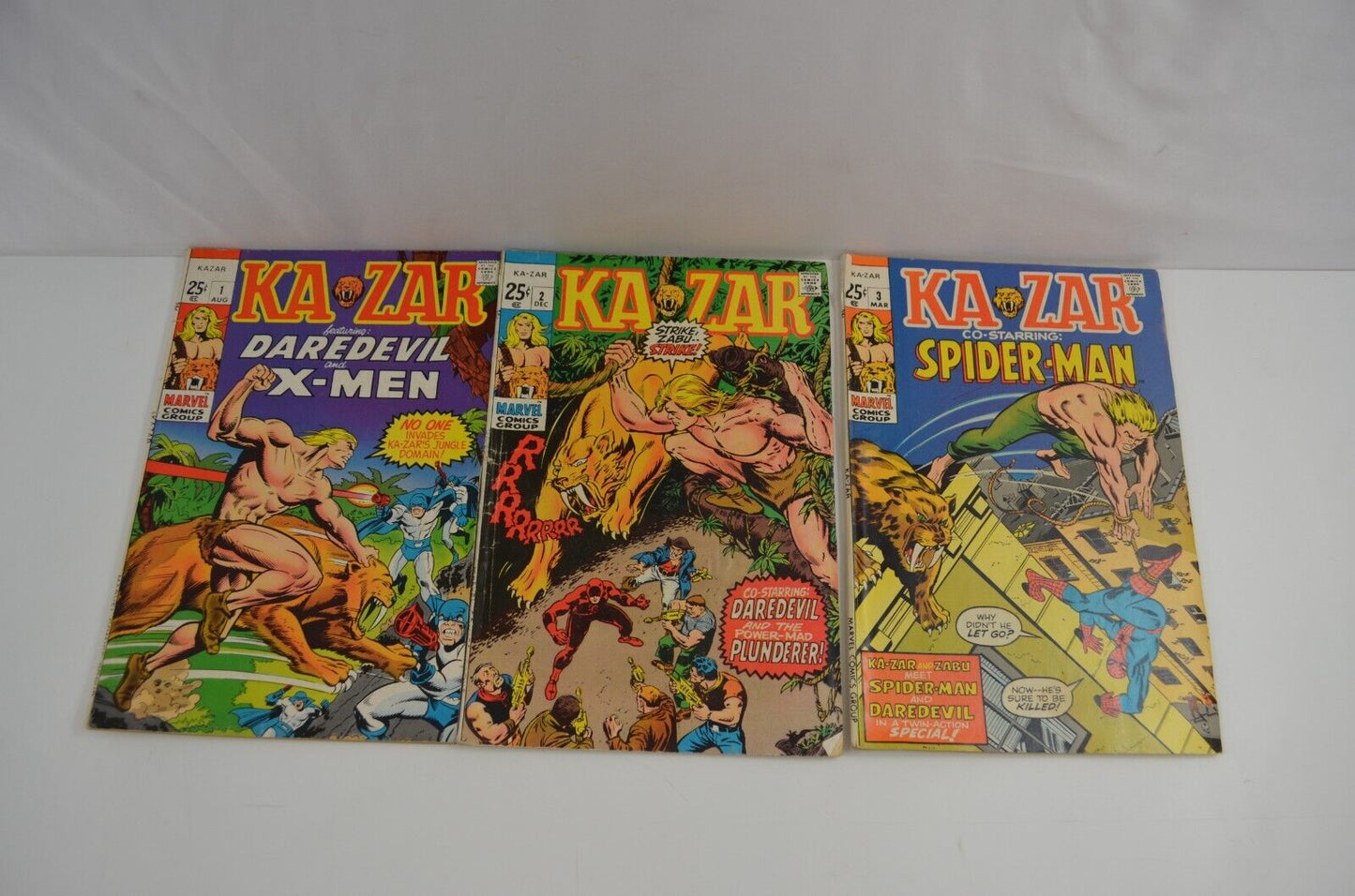 Ka-Zar Savage Lord of Hidden Jungle & Featuring #1 2 3 4 5 + more LOT VG to VF+