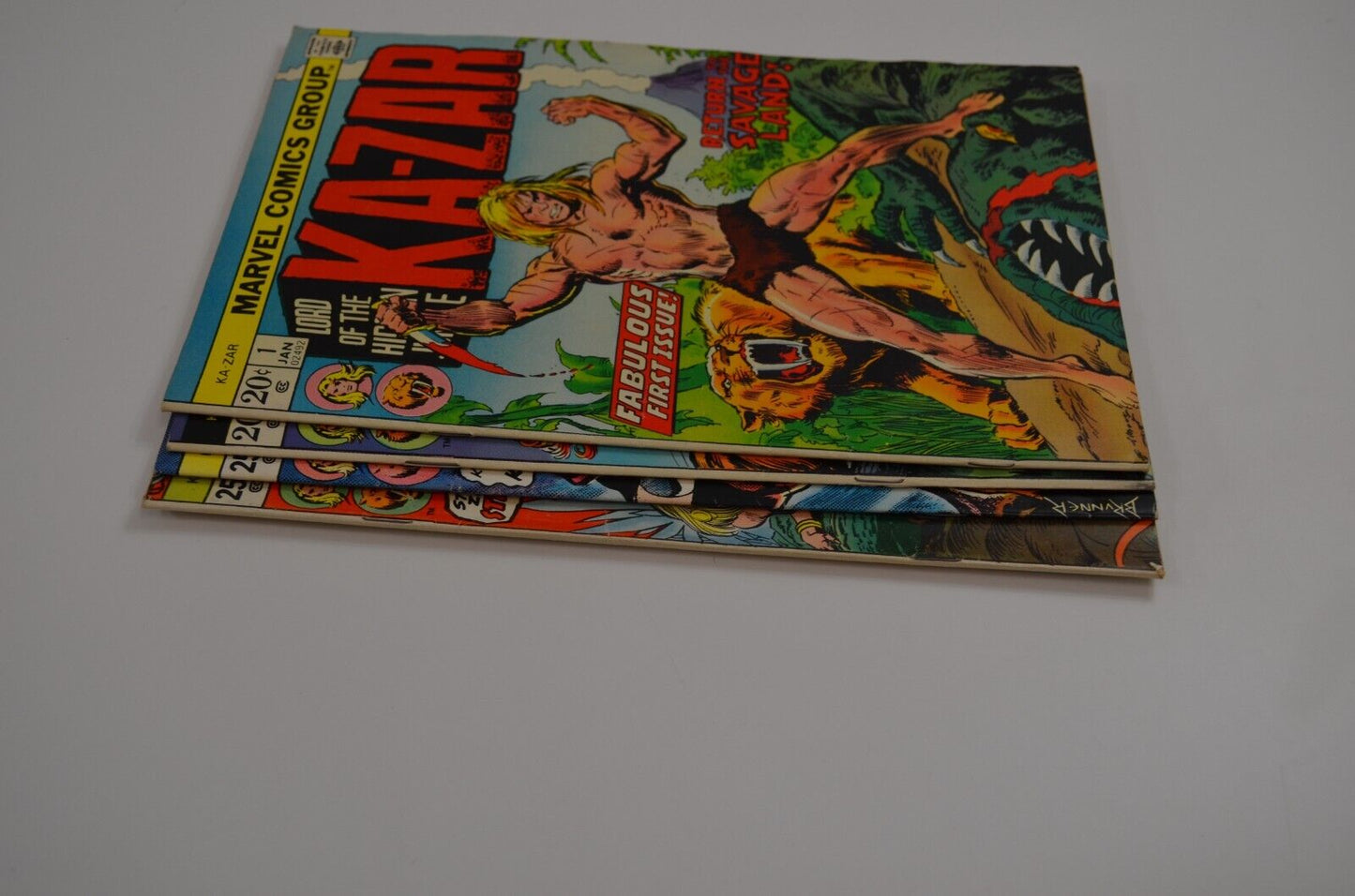 Ka-Zar Savage Lord of Hidden Jungle & Featuring #1 2 3 4 5 + more LOT VG to VF+