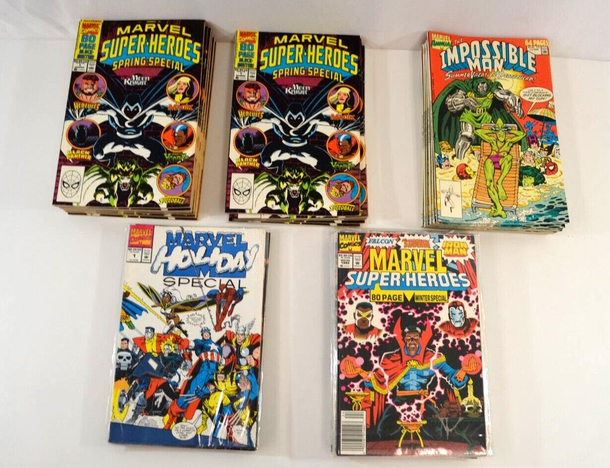 Marvel Super Heroes Spring Summer Winter Holiday Specials Comic LOT VF NM