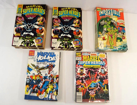 Marvel Super Heroes Spring Summer Winter Holiday Specials Comic LOT VF NM