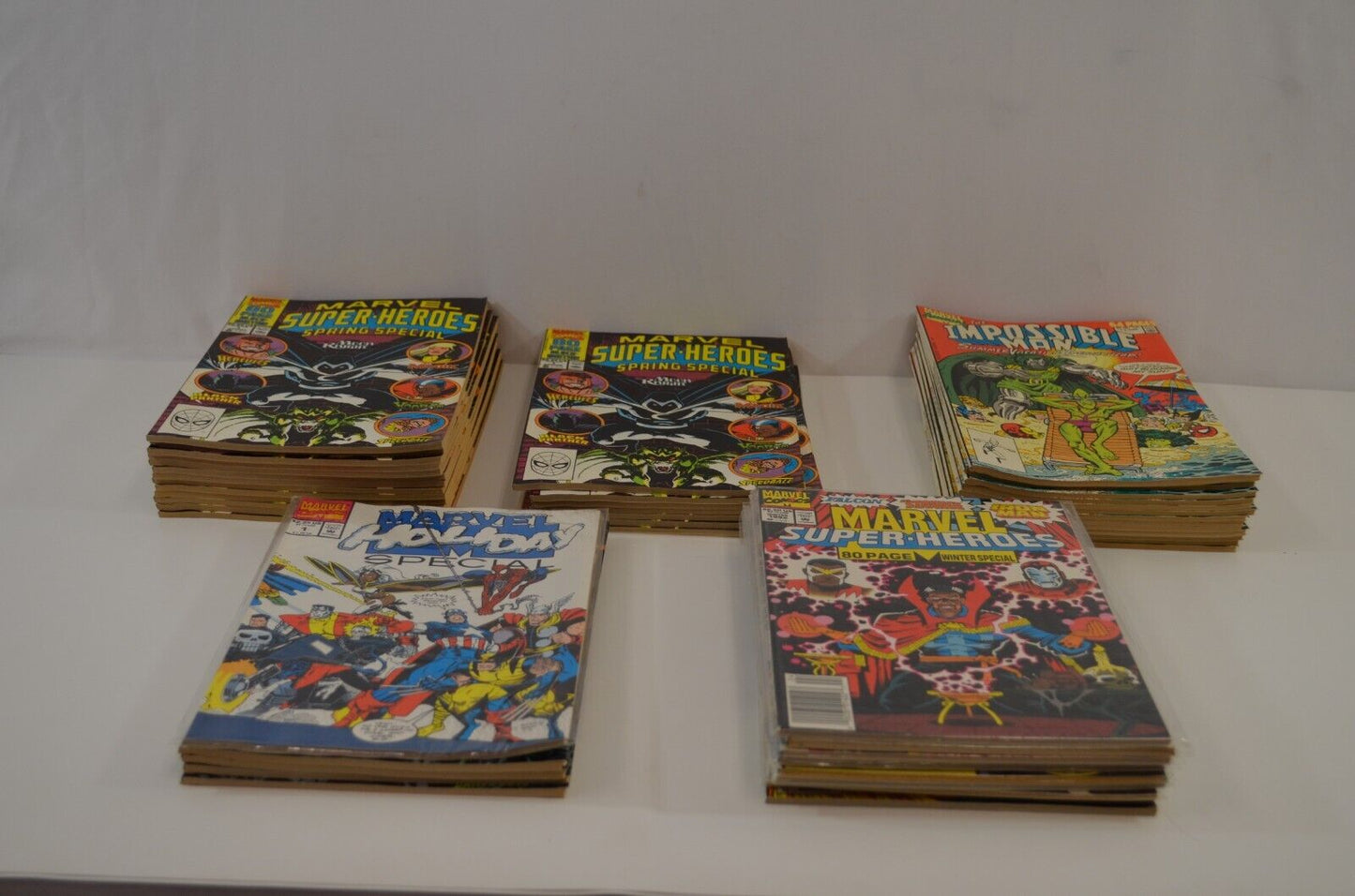 Marvel Super Heroes Spring Summer Winter Holiday Specials Comic LOT VF NM