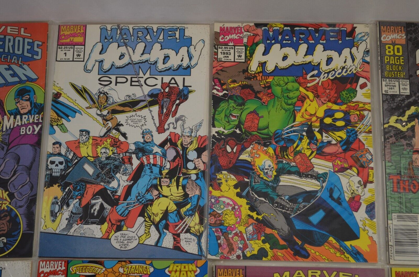 Marvel Super Heroes Spring Summer Winter Holiday Specials Comic LOT VF NM