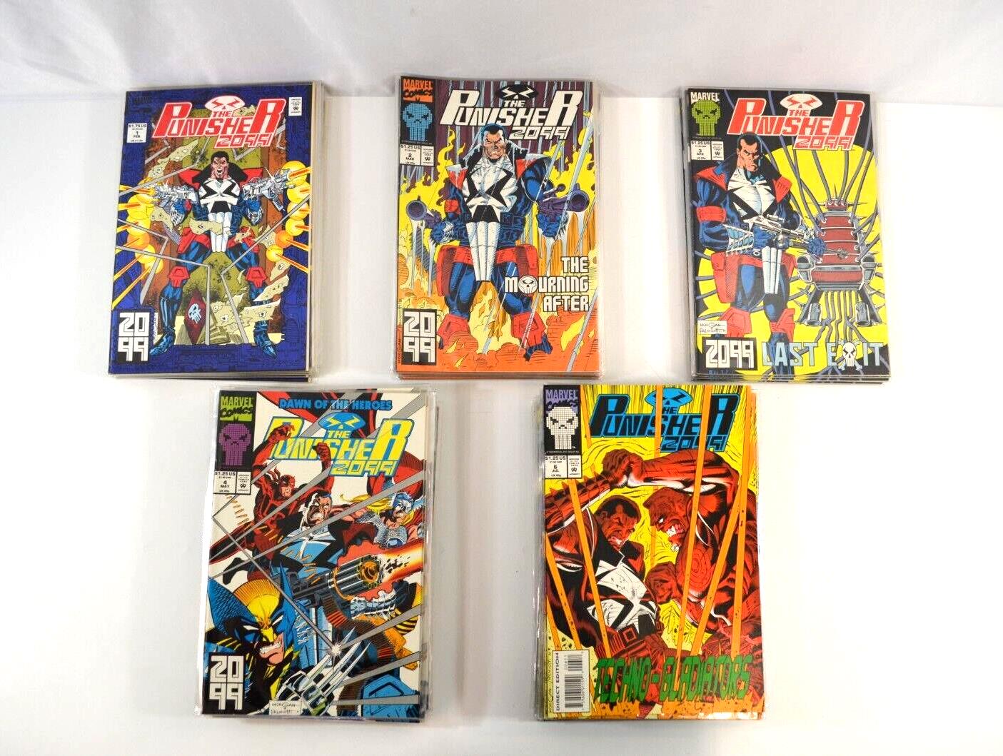 Punisher 2099 #1 2 3 4 5 6 7 8 Multiple Copies Marvel Comic Book LOT Run VF - NM