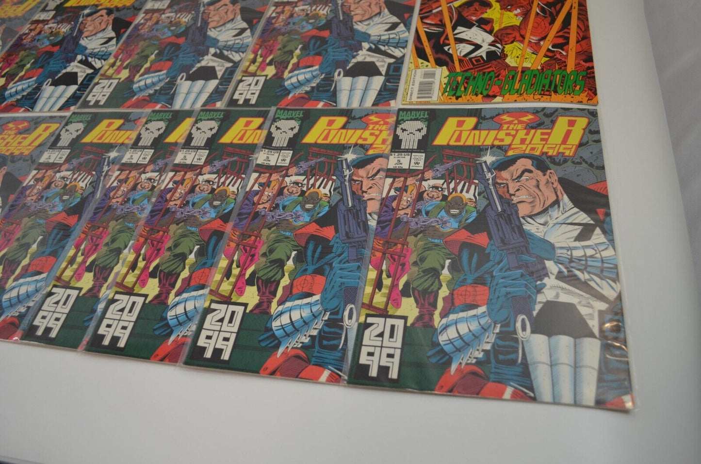 Punisher 2099 #1 2 3 4 5 6 7 8 Multiple Copies Marvel Comic Book LOT Run VF - NM