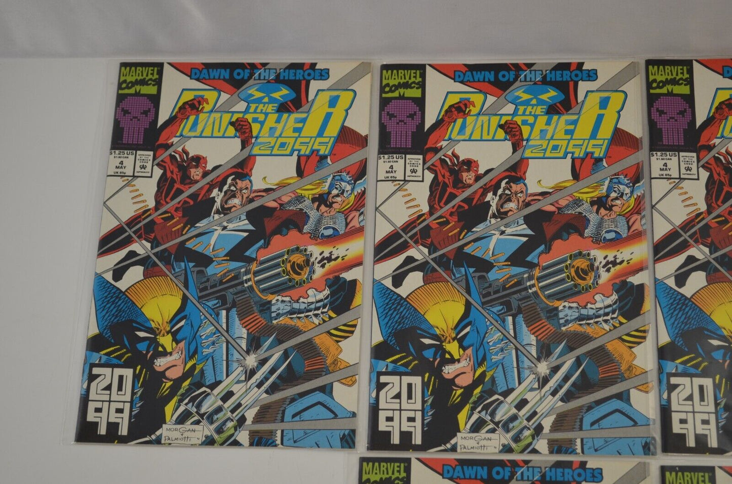 Punisher 2099 #1 2 3 4 5 6 7 8 Multiple Copies Marvel Comic Book LOT Run VF - NM