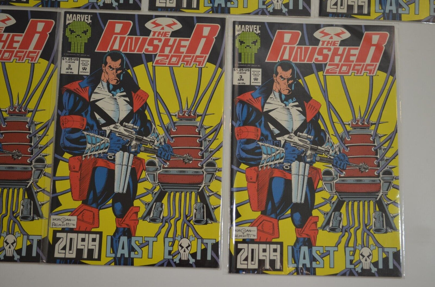 Punisher 2099 #1 2 3 4 5 6 7 8 Multiple Copies Marvel Comic Book LOT Run VF - NM
