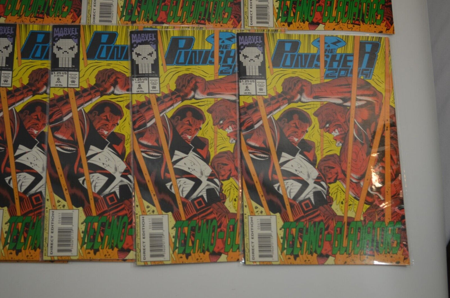Punisher 2099 #1 2 3 4 5 6 7 8 Multiple Copies Marvel Comic Book LOT Run VF - NM