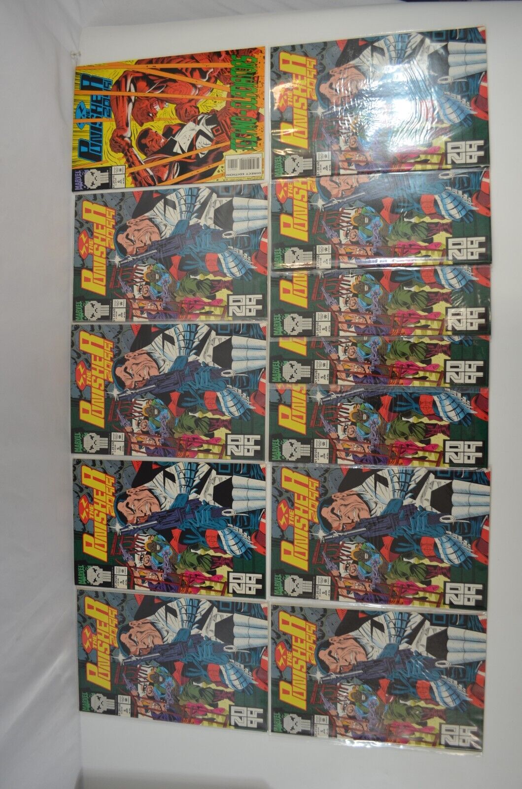 Punisher 2099 #1 2 3 4 5 6 7 8 Multiple Copies Marvel Comic Book LOT Run VF - NM