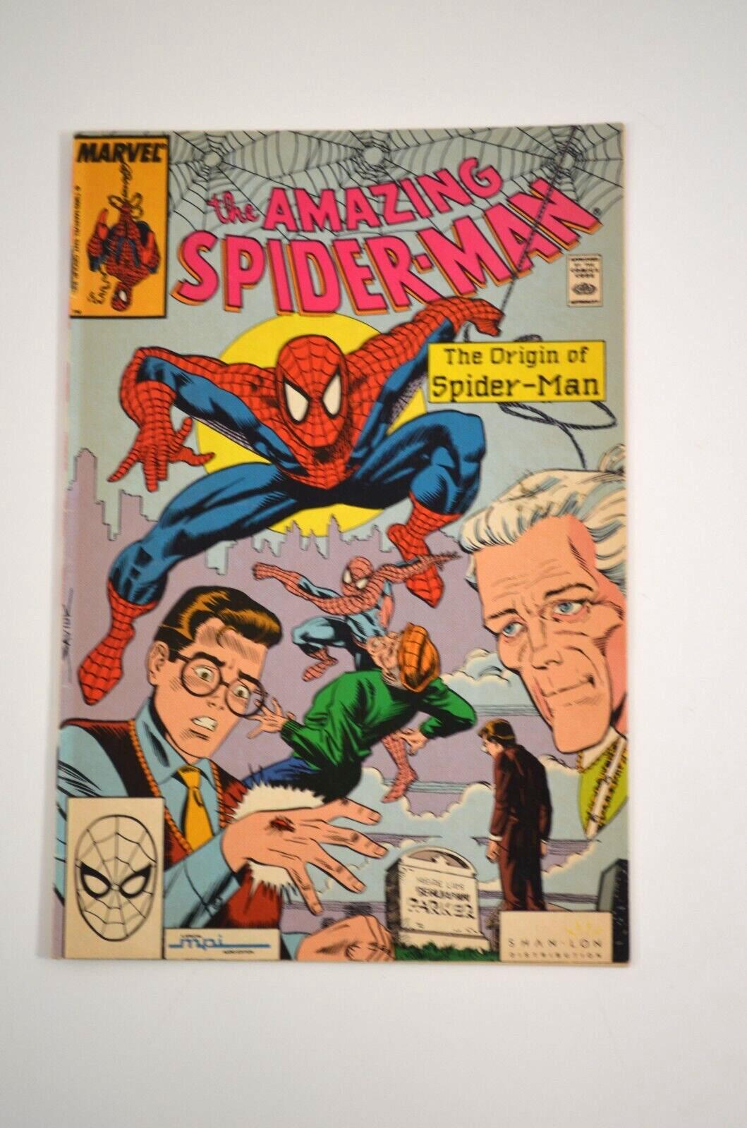 Amazing Spider-Man The Origin Of SpiderMan MPI Shan Lon Distrib Audio Mini Comic