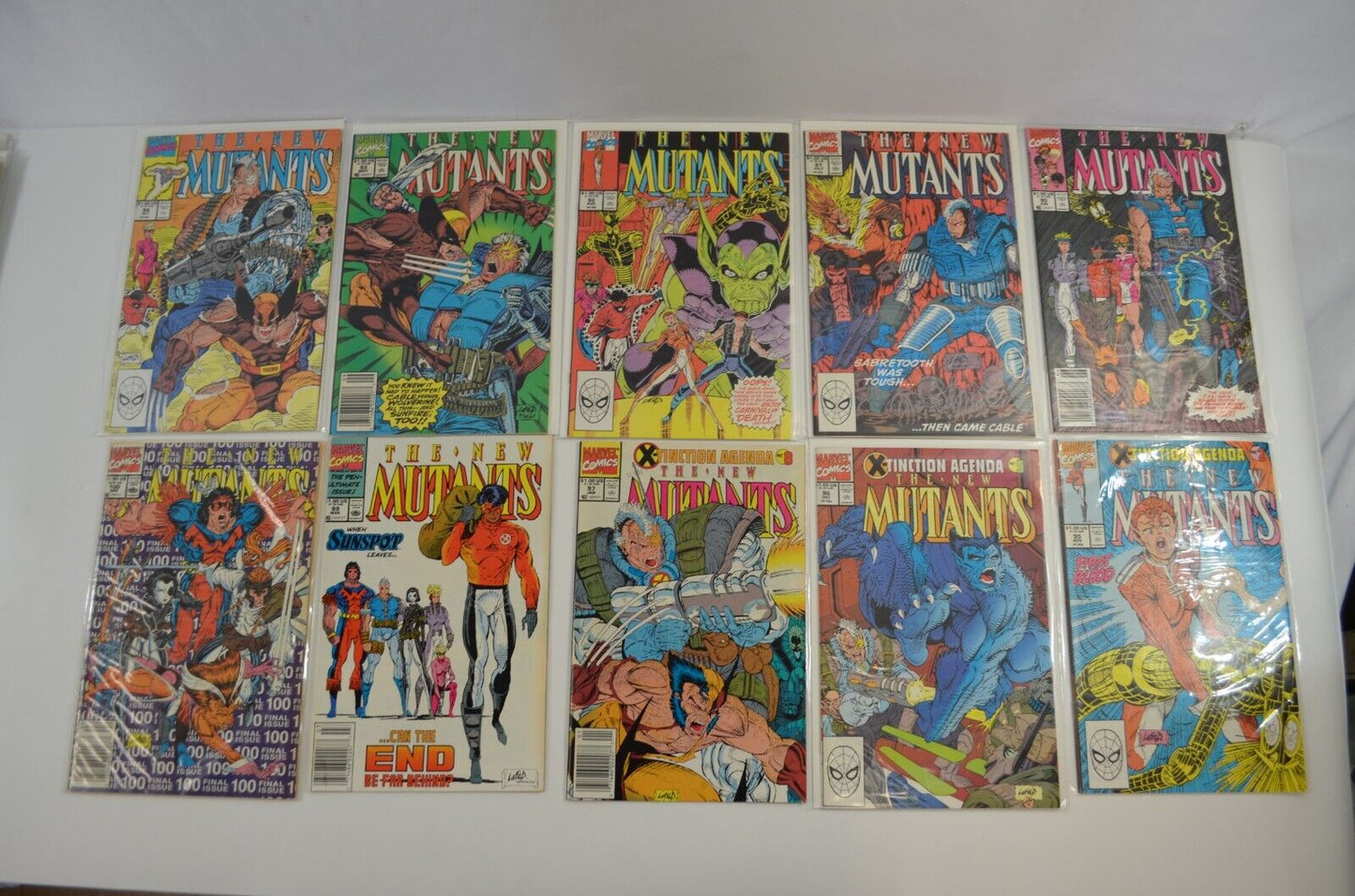 New Mutants #19-87 89-97 99 100 Annuals #1 3-7 Marvel Comic LOT VF to NM