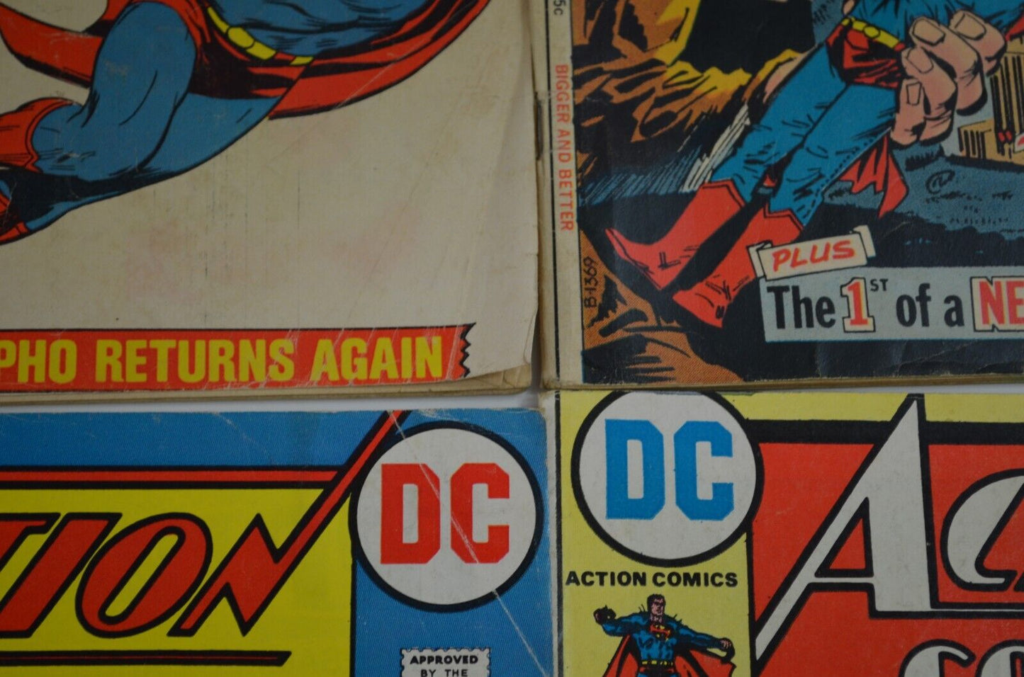 Action Comics #413-417 424 425 428 431-440 443 (DC Comics, 1972-75) Lot of 19