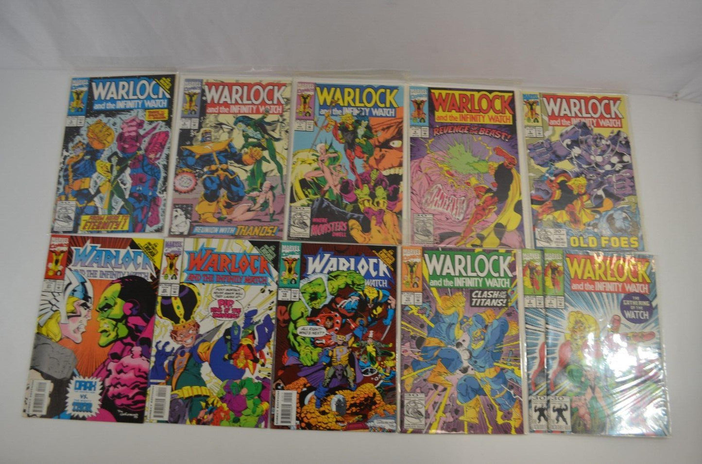 Infinity Crusade #1 2 3 4 5 6 Warlock #1 2 5-10 19-21 Marvel Comic LOT 90s NM-