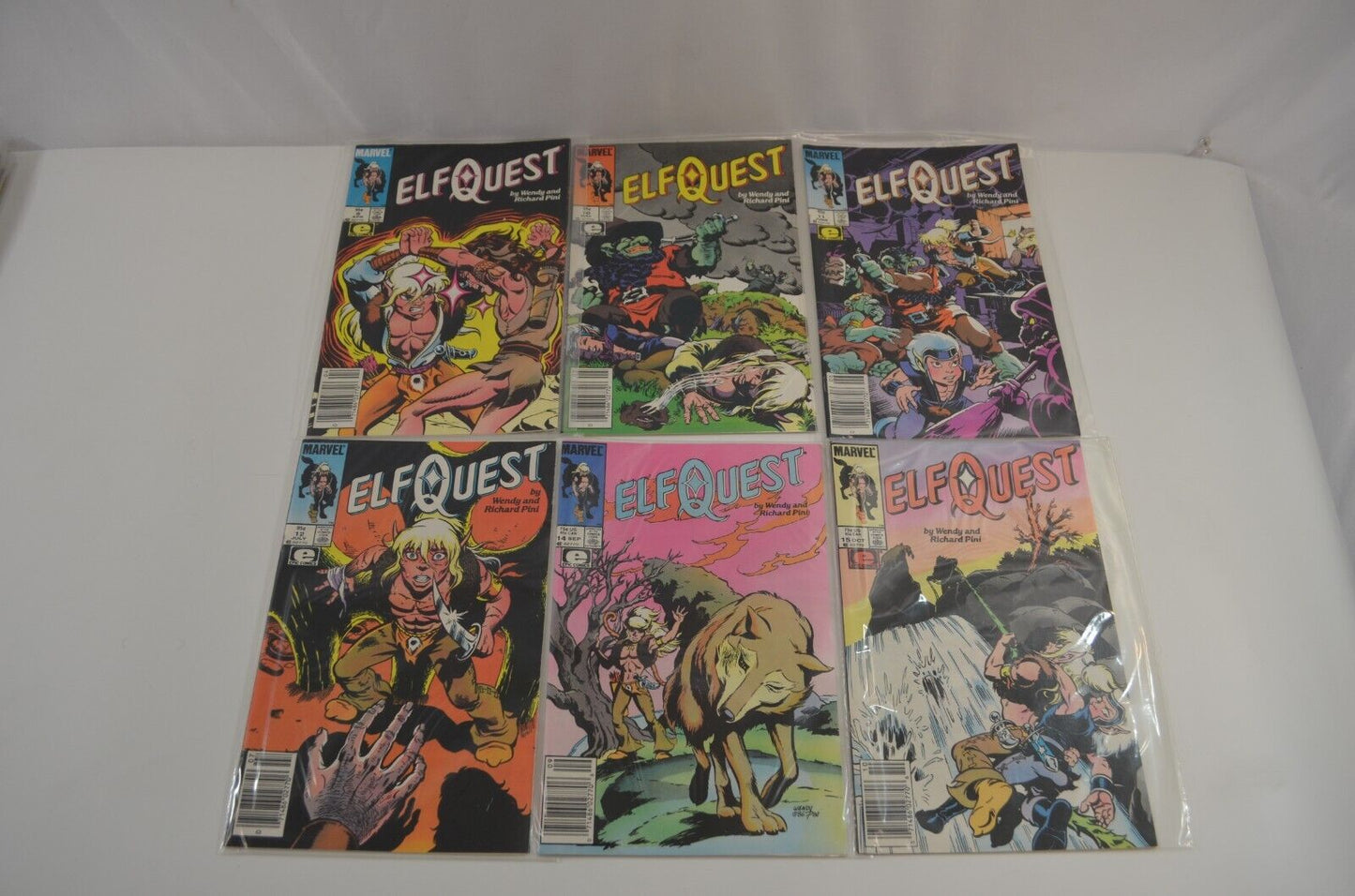 Elfquest Siege at Blue Mountain + 1986 Series Marvel Comic Lot of 16 VF/NM 9.0