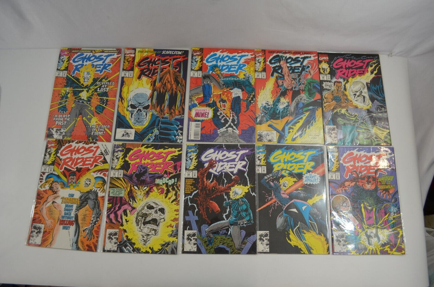 Ghost Rider #2-14 16 19-22 24-26 29-39 50 (Marvel, 1990-94) Lot of 33 Comics NM