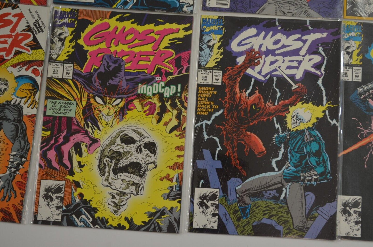 Ghost Rider #2-14 16 19-22 24-26 29-39 50 (Marvel, 1990-94) Lot of 33 Comics NM