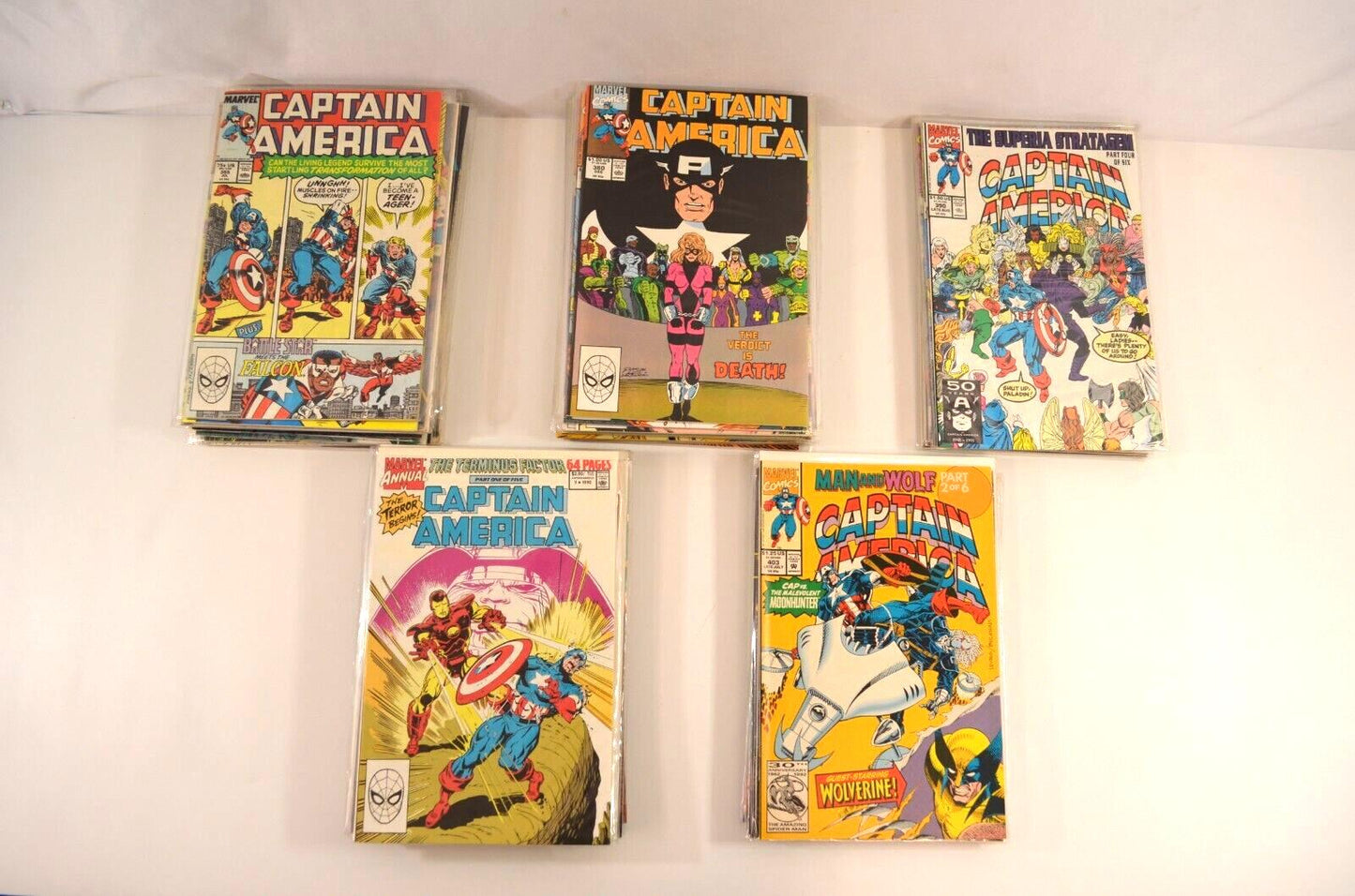 Captain America #310-422 Incomplete RUN Marvel 1985-93 Lot of 74 Comics VF to NM