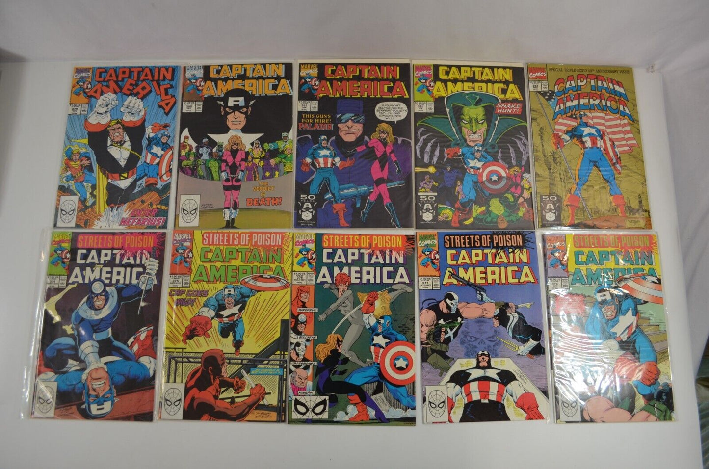 Captain America #310-422 Incomplete RUN Marvel 1985-93 Lot of 74 Comics VF to NM