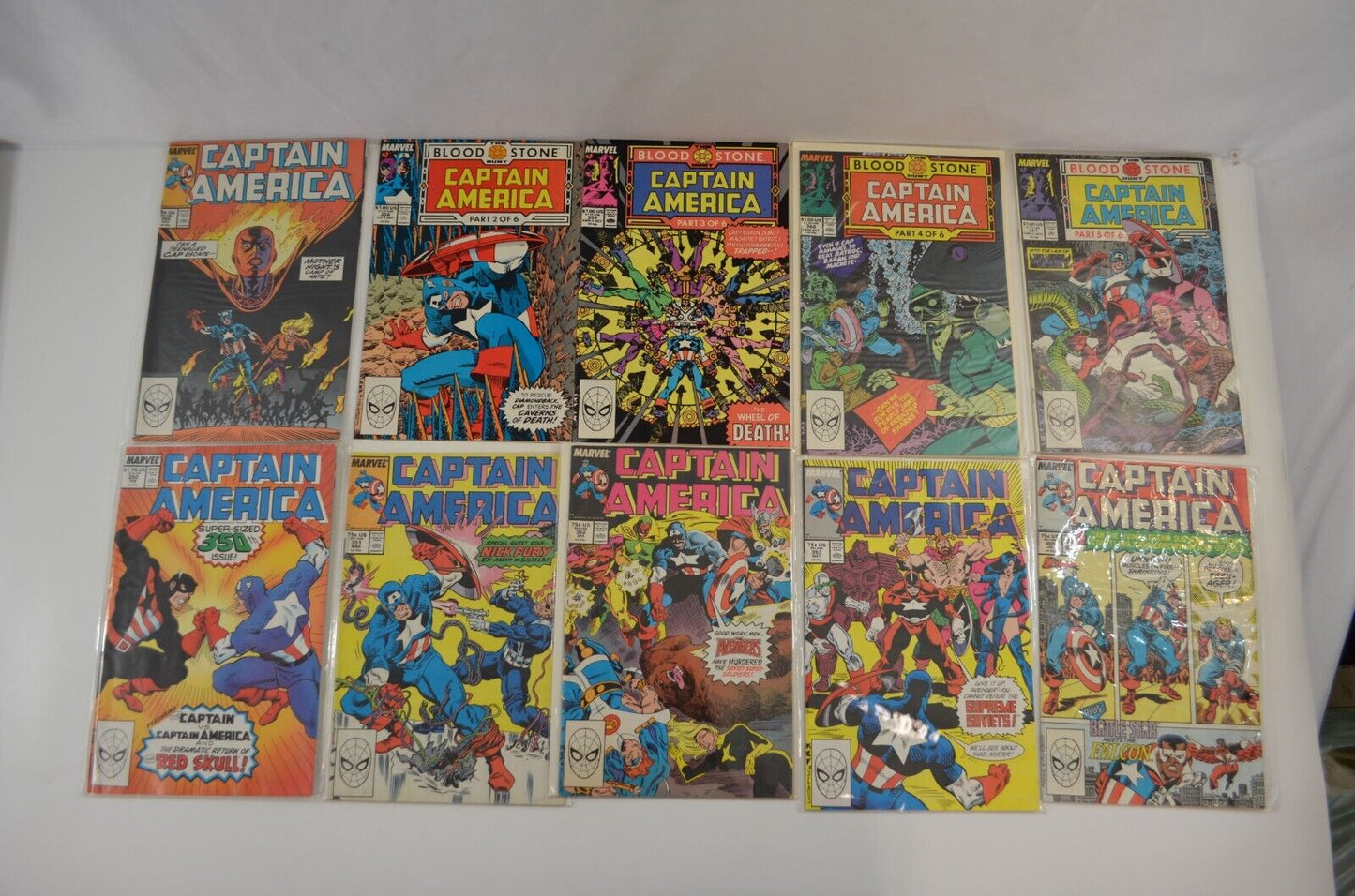 Captain America #310-422 Incomplete RUN Marvel 1985-93 Lot of 74 Comics VF to NM