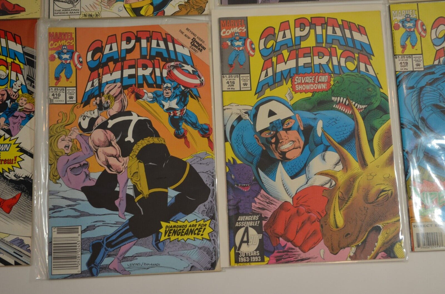 Captain America #310-422 Incomplete RUN Marvel 1985-93 Lot of 74 Comics VF to NM