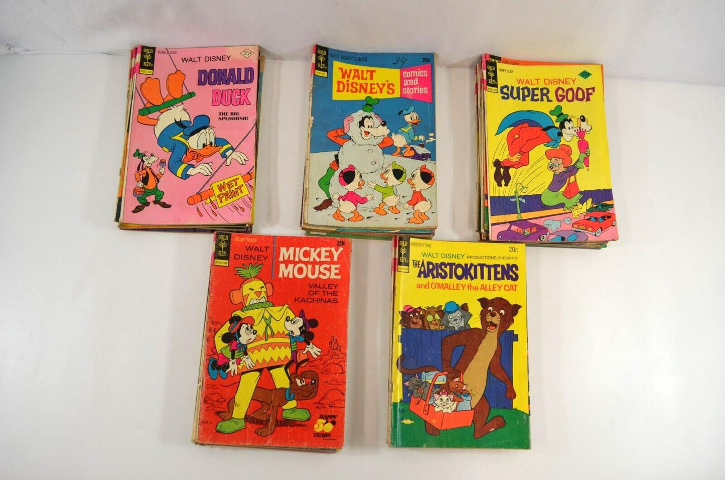 Walt Disney Comics and Stories Lot incl Donald Duck Chip n Dale Tweety Huey more