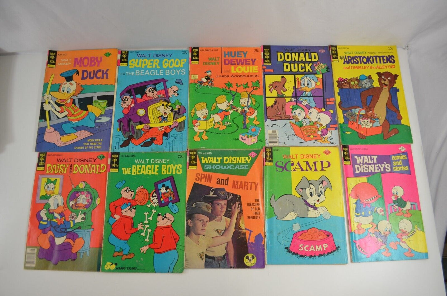 Walt Disney Comics and Stories Lot incl Donald Duck Chip n Dale Tweety Huey more