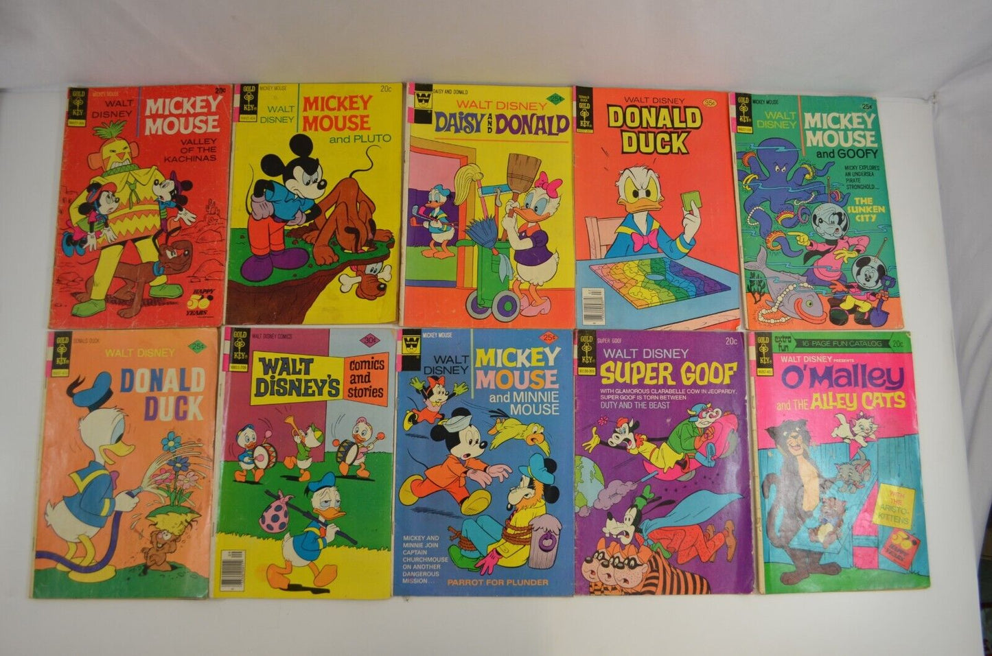 Walt Disney Comics and Stories Lot incl Donald Duck Chip n Dale Tweety Huey more