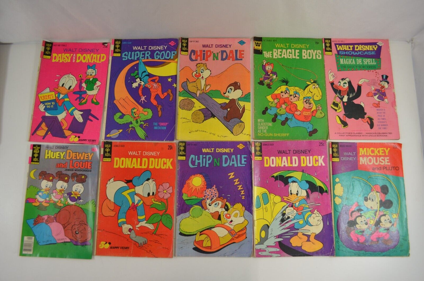 Walt Disney Comics and Stories Lot incl Donald Duck Chip n Dale Tweety Huey more