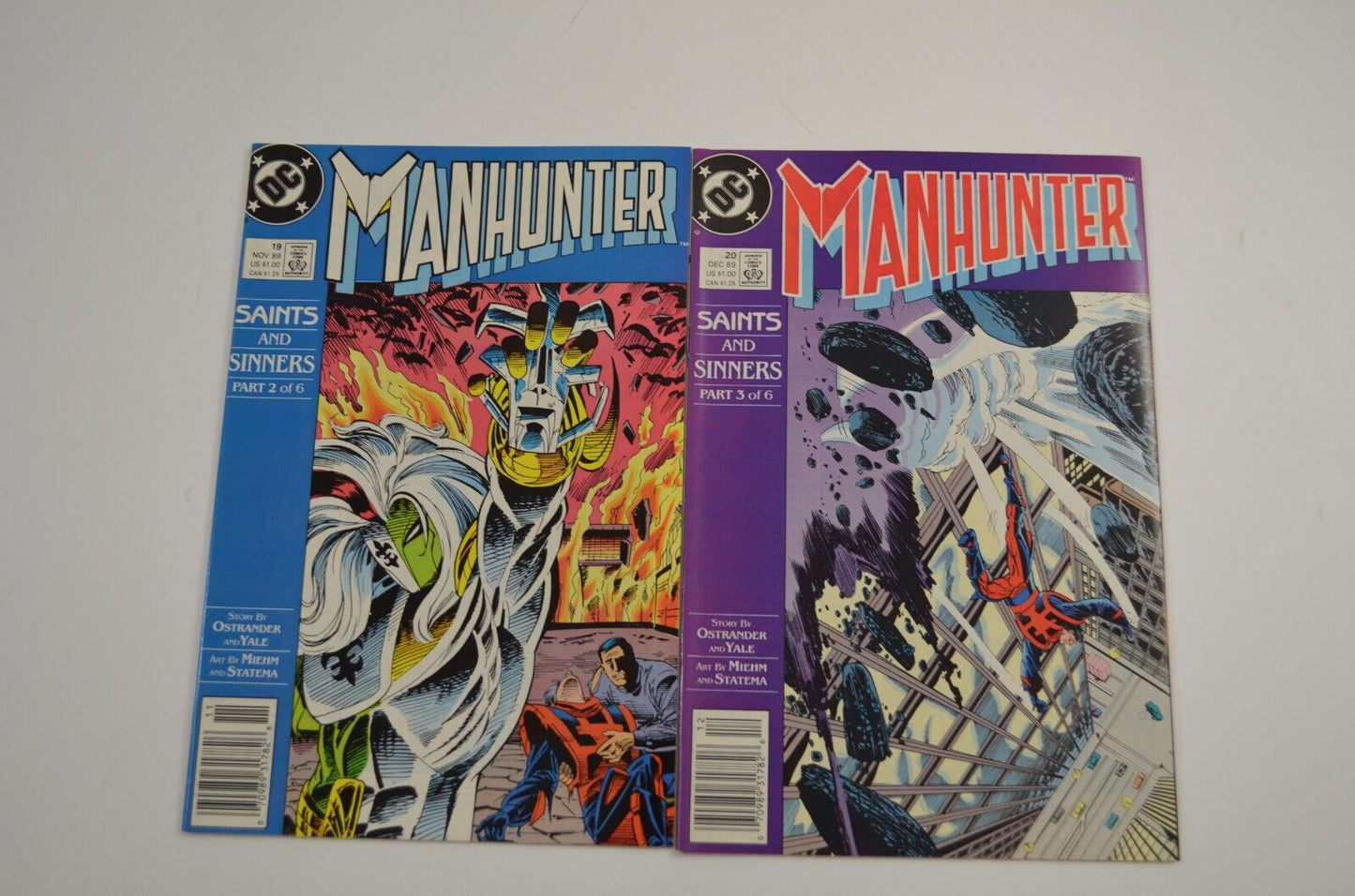 Manhunter 1-6 8-24 Comic Lot (1988 1989 DC) Saints & Sinners Newsstand VF+