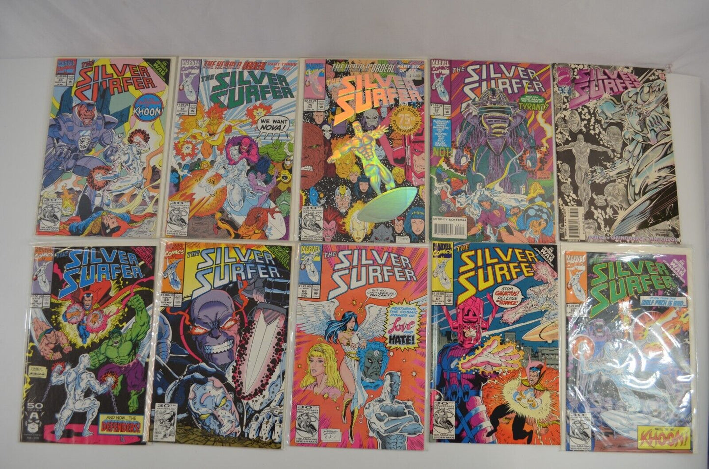 Silver Surfer #1 #11-16 #50-59 Annual #1 2 4 5 +more Marvel Comic LOT VF to NM-