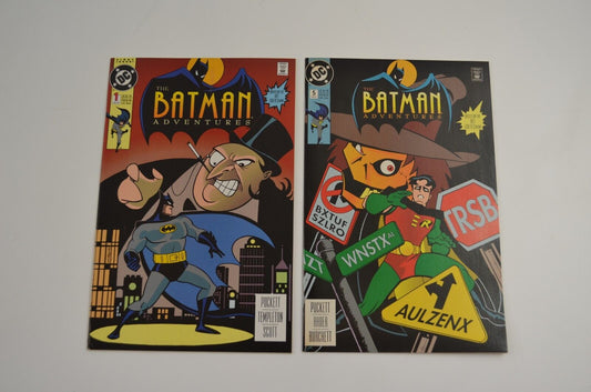 Batman Adventures #1 5 DC Comics 1992-1993 Lot of 2 VF+ 8.5 Penguin Scarecrow