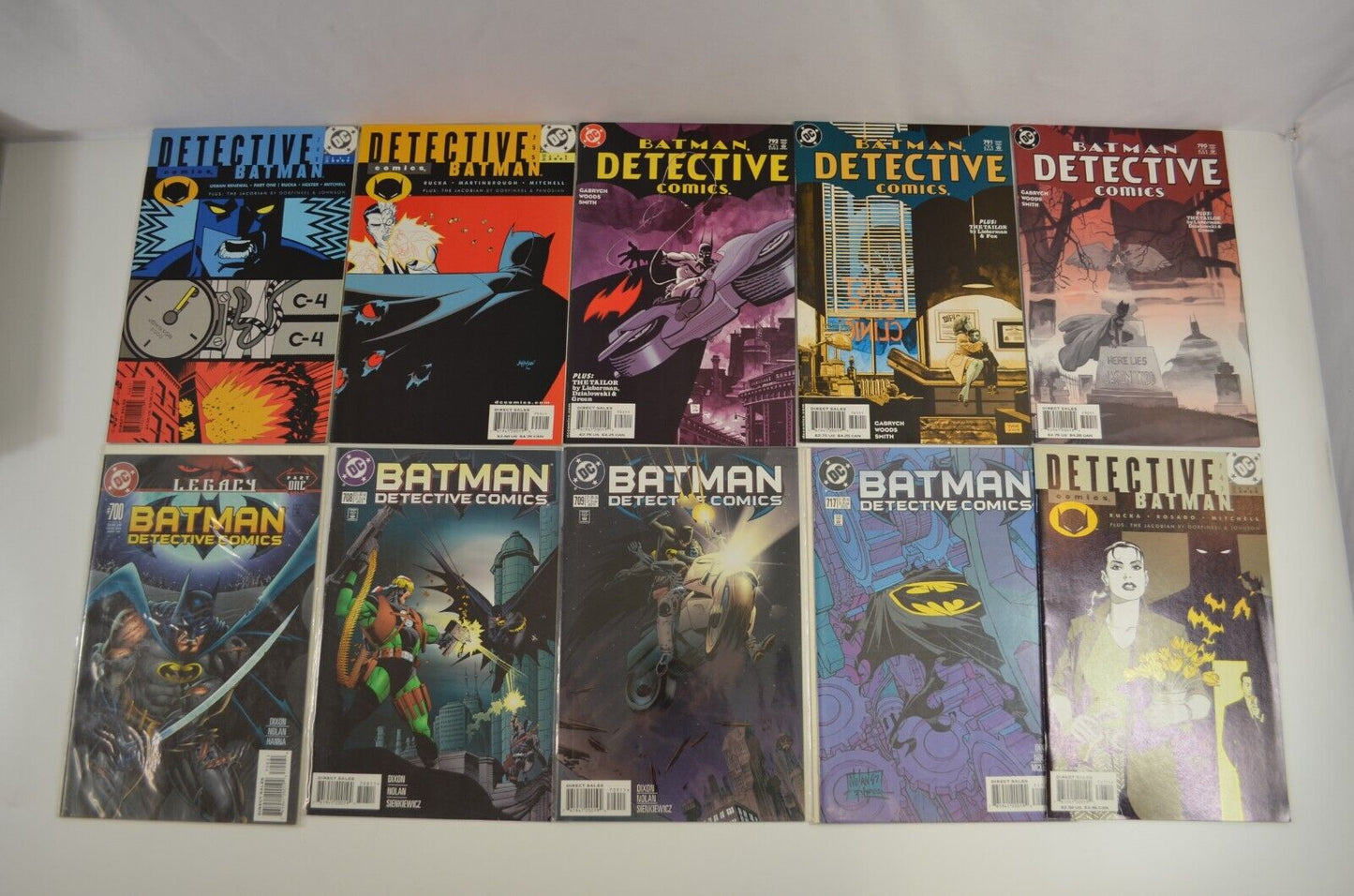 Batman Detective Comics #640-844 Incomplete Run w some Annuals DC Lot of 78 VF