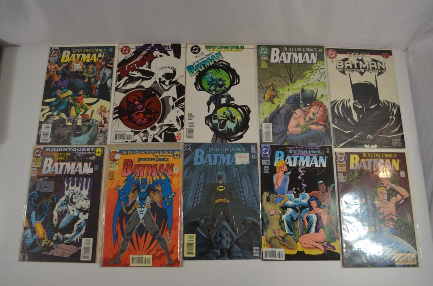 Batman Detective Comics #640-844 Incomplete Run w some Annuals DC Lot of 78 VF