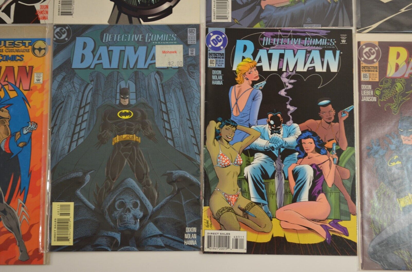 Batman Detective Comics #640-844 Incomplete Run w some Annuals DC Lot of 78 VF