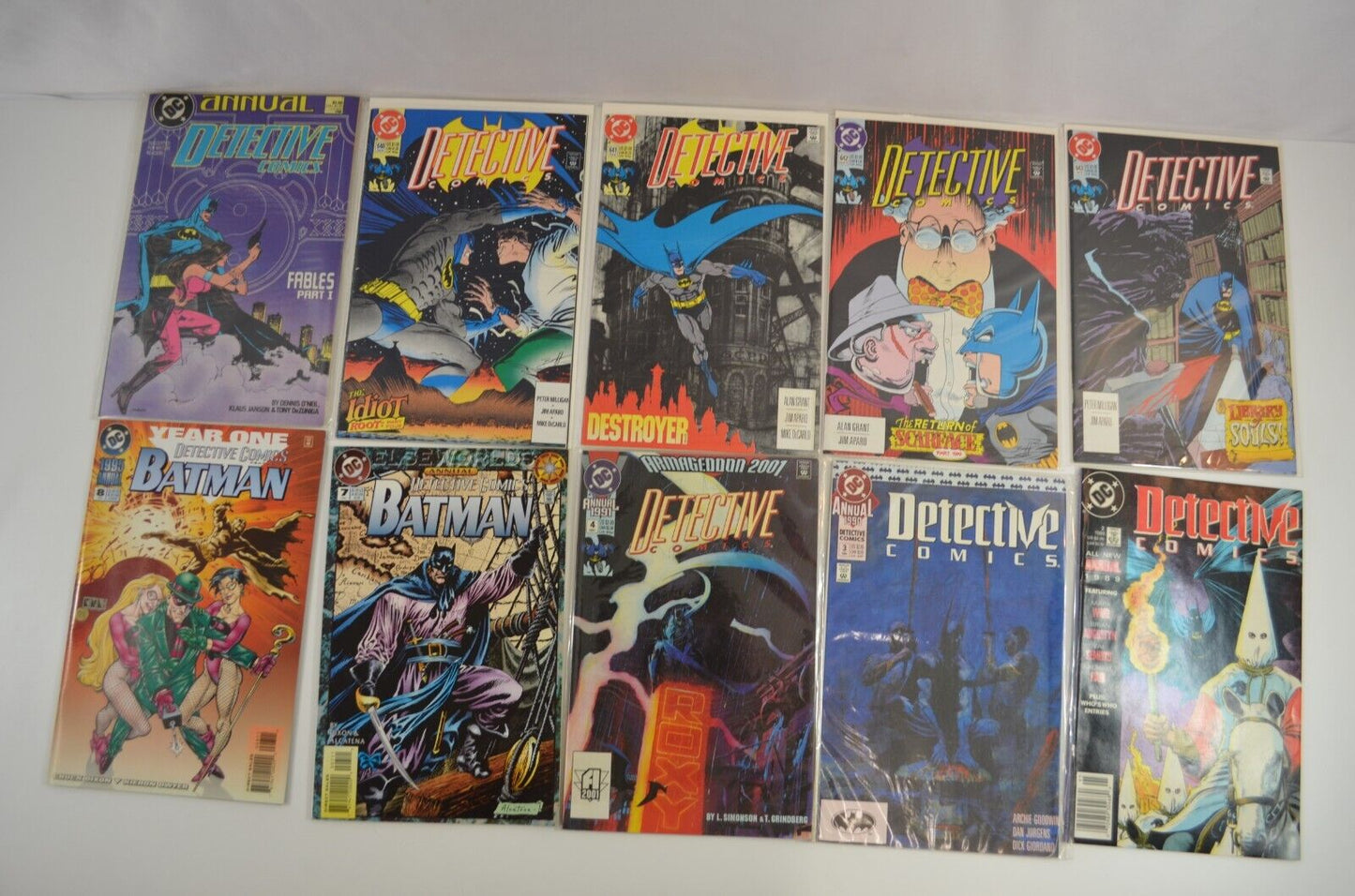 Batman Detective Comics #640-844 Incomplete Run w some Annuals DC Lot of 78 VF