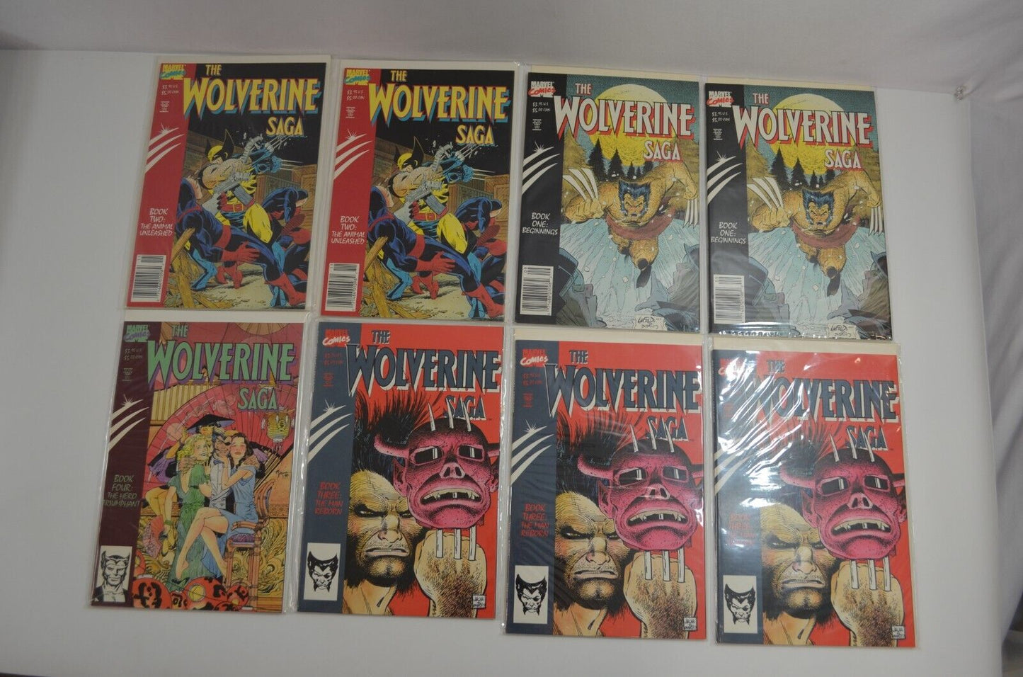 Wolverine Saga #1 2 3 4 & Jungle Adventure Marvel Comic LOT of 40 Multiples