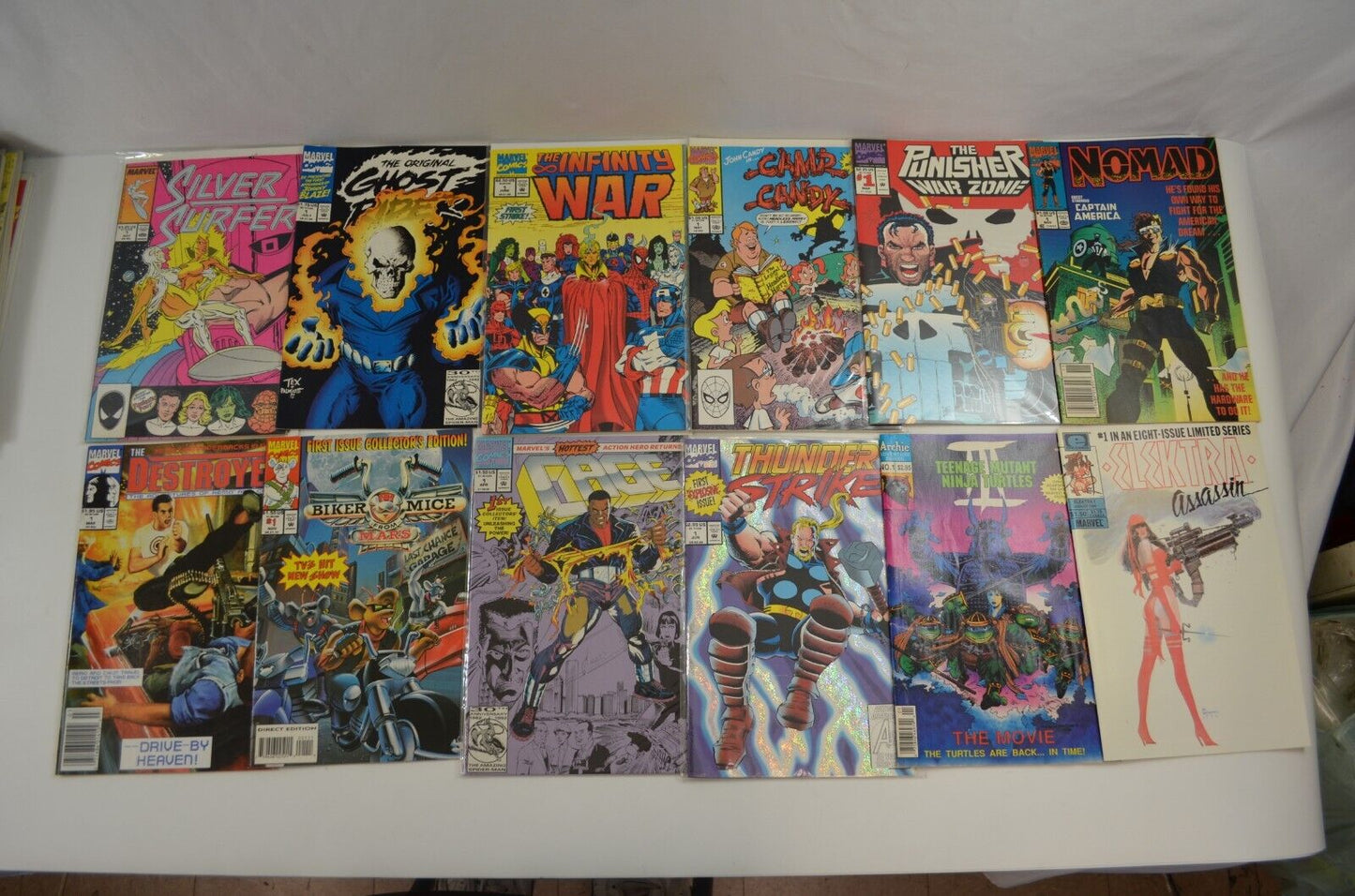 Marvel #1 Comic Book Lot of 36 1990s Deadpool Stryfes X-Force Dracula Infinity