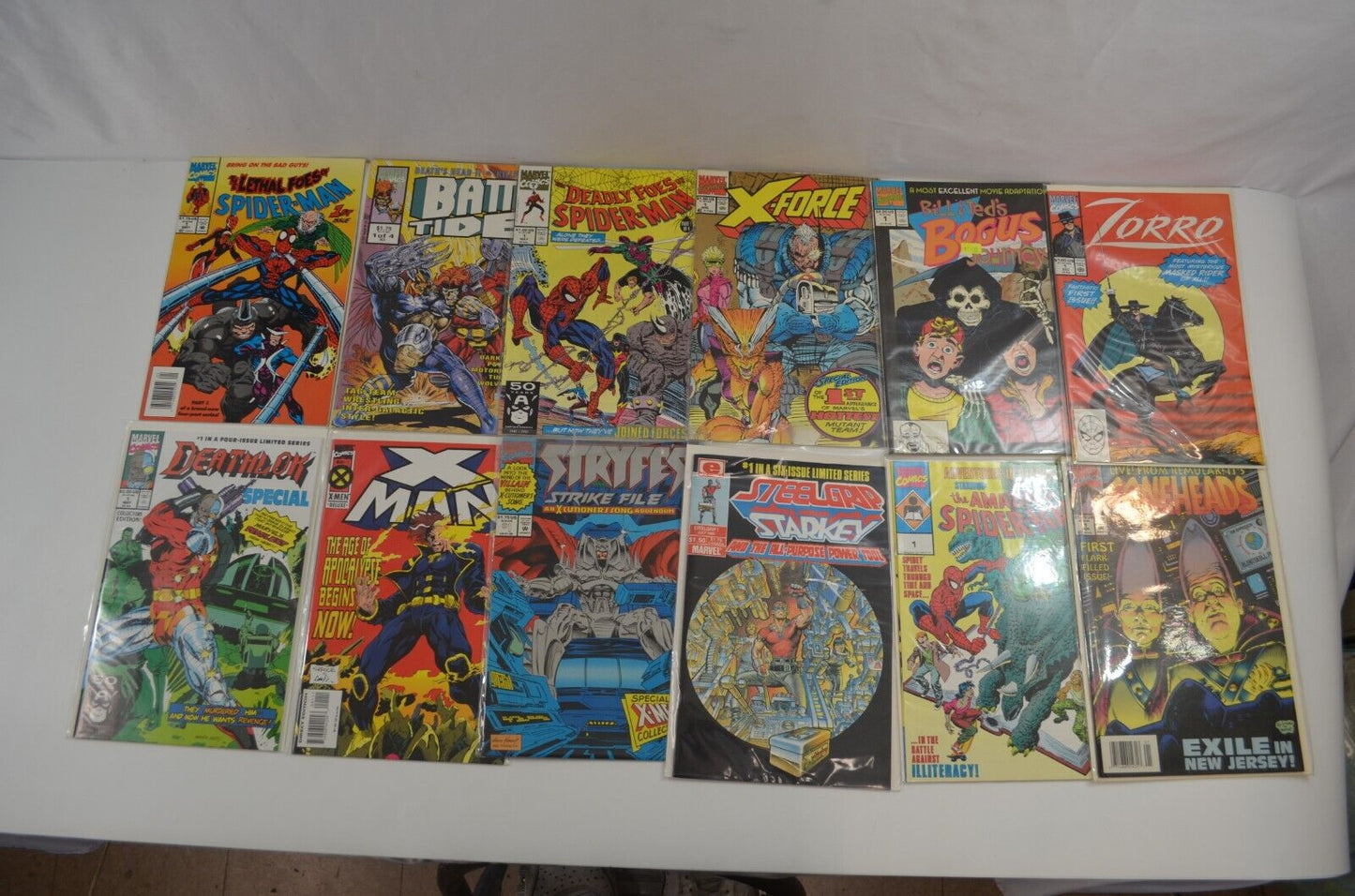 Marvel #1 Comic Book Lot of 36 1990s Deadpool Stryfes X-Force Dracula Infinity