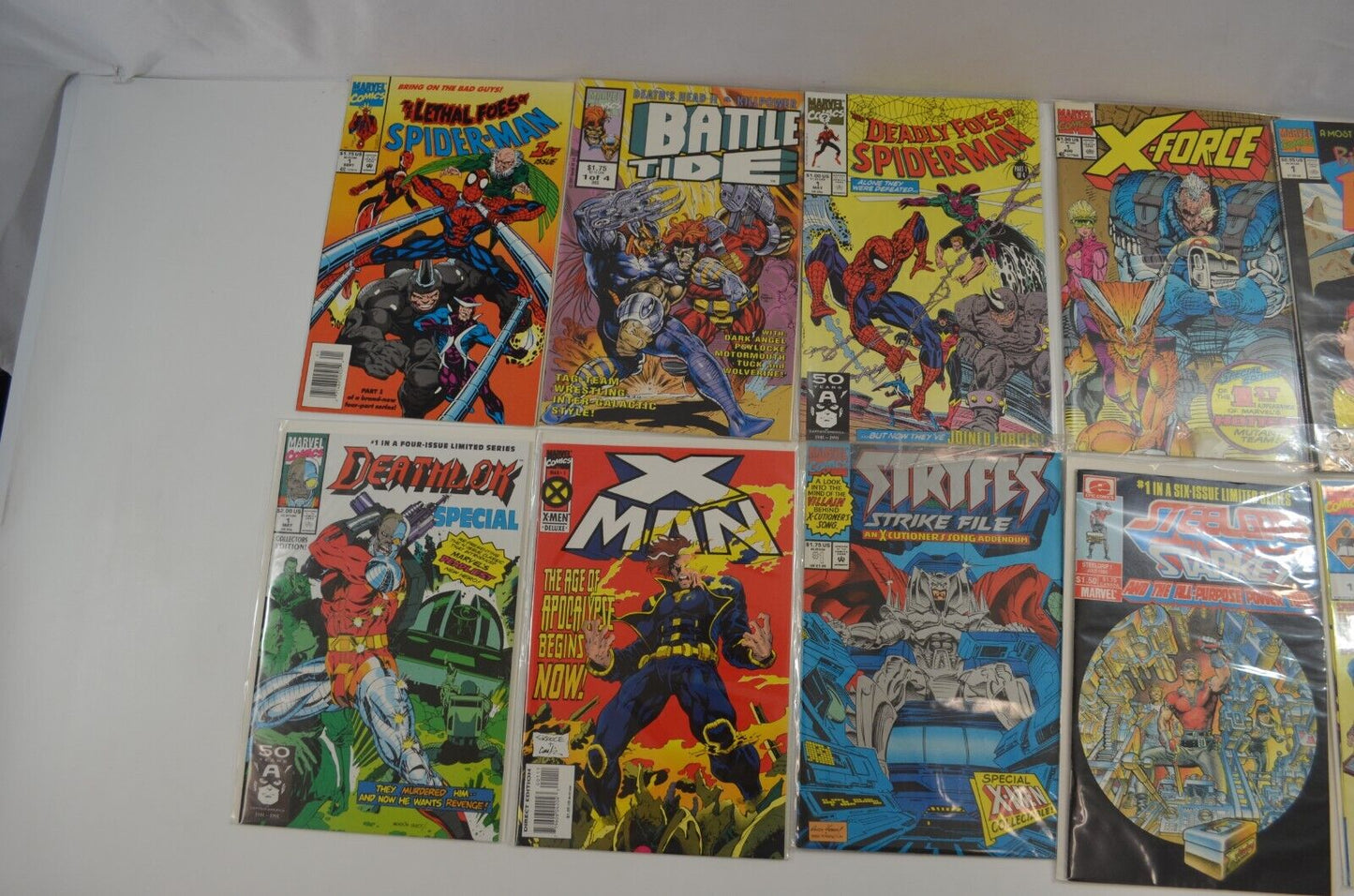 Marvel #1 Comic Book Lot of 36 1990s Deadpool Stryfes X-Force Dracula Infinity