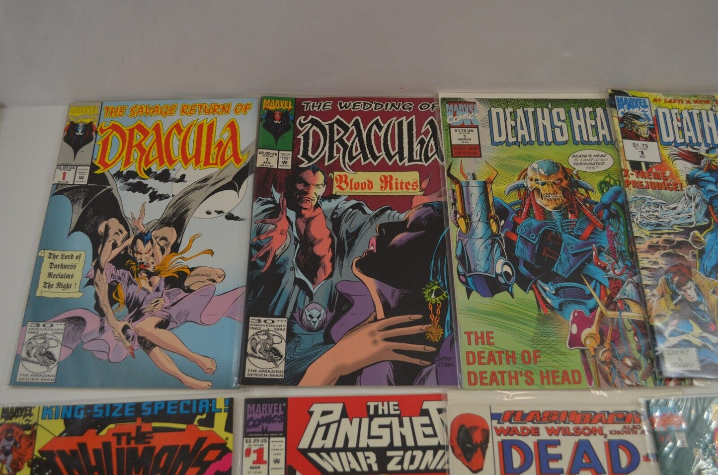 Marvel #1 Comic Book Lot of 36 1990s Deadpool Stryfes X-Force Dracula Infinity