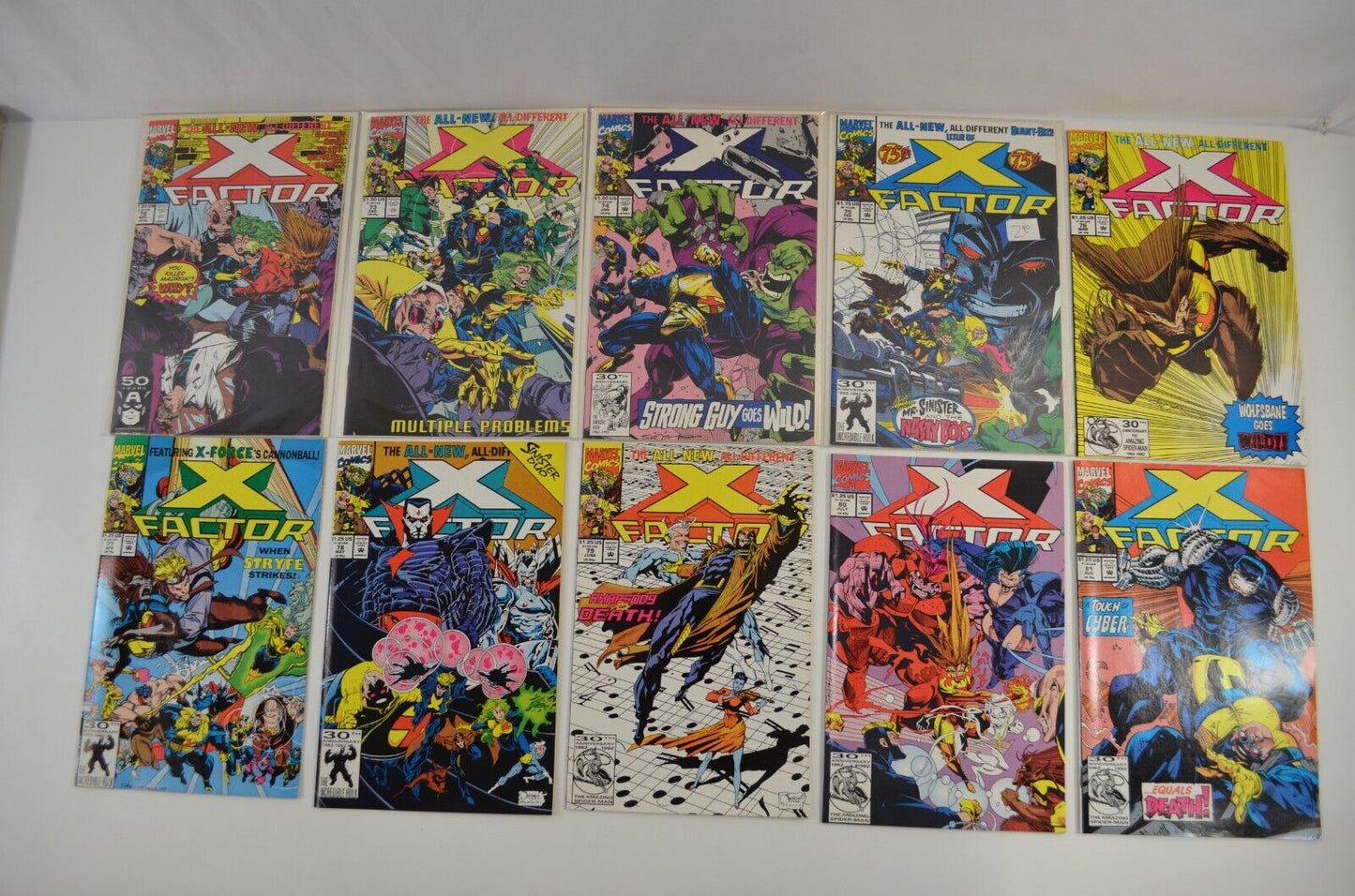 X-Factor #1-5 23-34 60-101 + Annuals Incomplete Comic LOT Run of 96 NM-