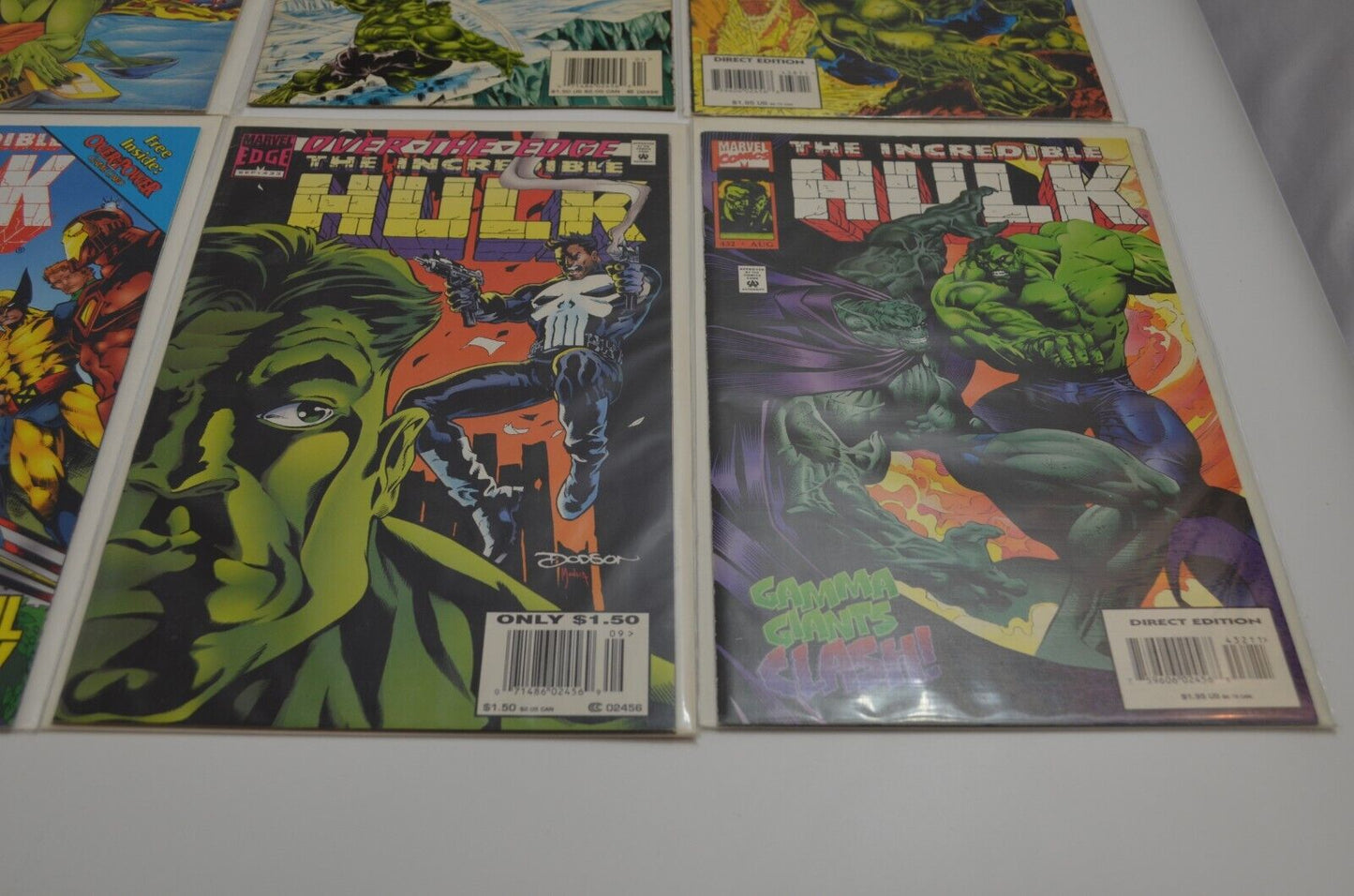 Incredible Hulk #335-454 Incomplete Run Marvel Comic LOT Mostly VF