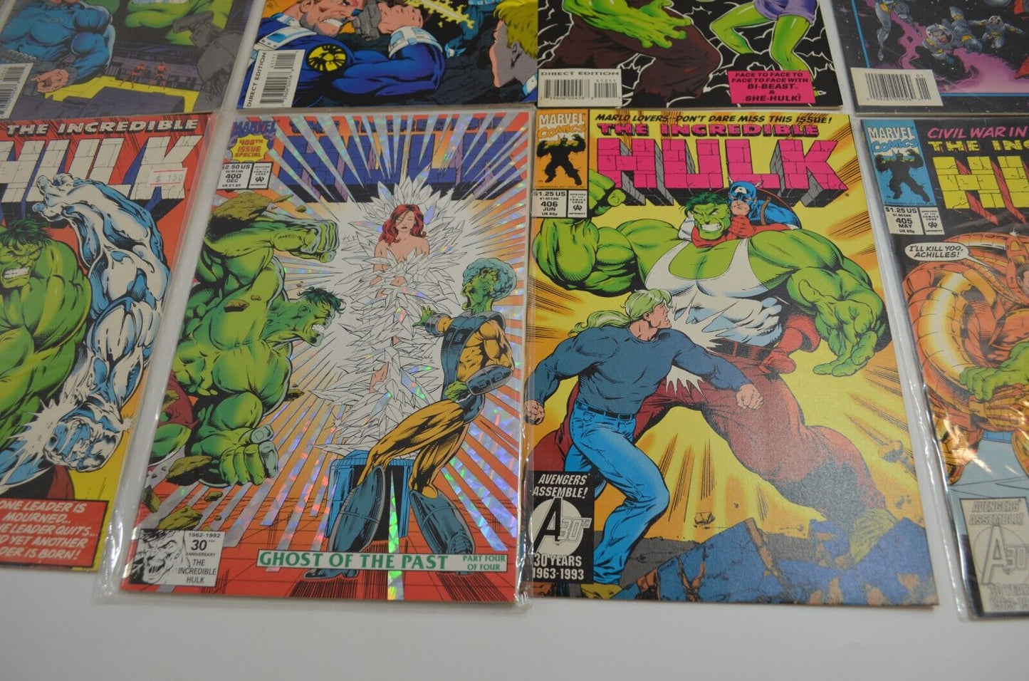 Incredible Hulk #335-454 Incomplete Run Marvel Comic LOT Mostly VF