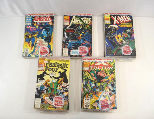 Marvel Annuals Polybag Comic LOT x41 Iron Man Avengers Xmen X-Factor Spiderman