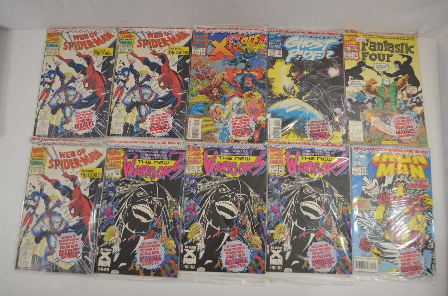 Marvel Annuals Polybag Comic LOT x41 Iron Man Avengers Xmen X-Factor Spiderman