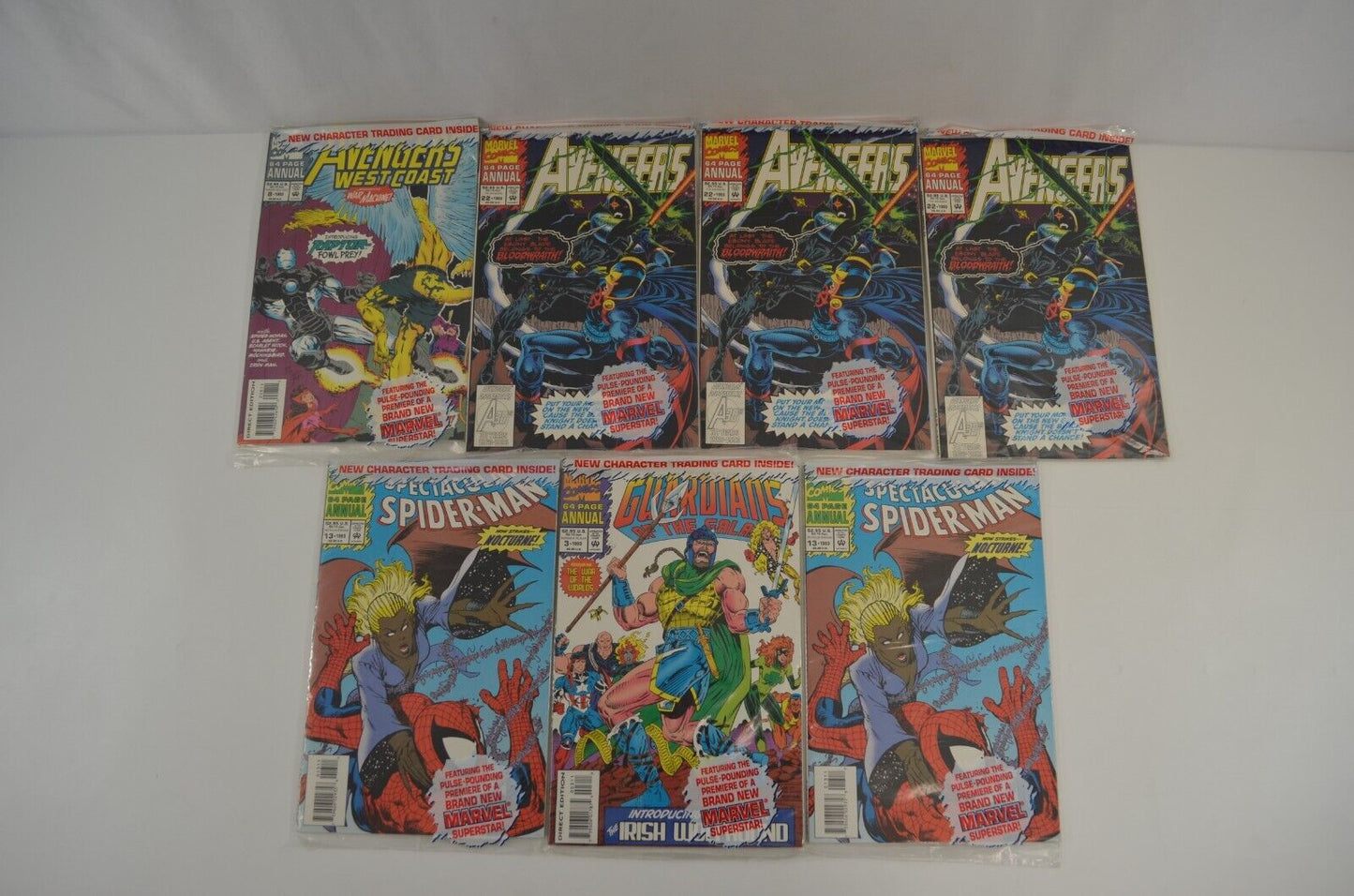 Marvel Annuals Polybag Comic LOT x41 Iron Man Avengers Xmen X-Factor Spiderman