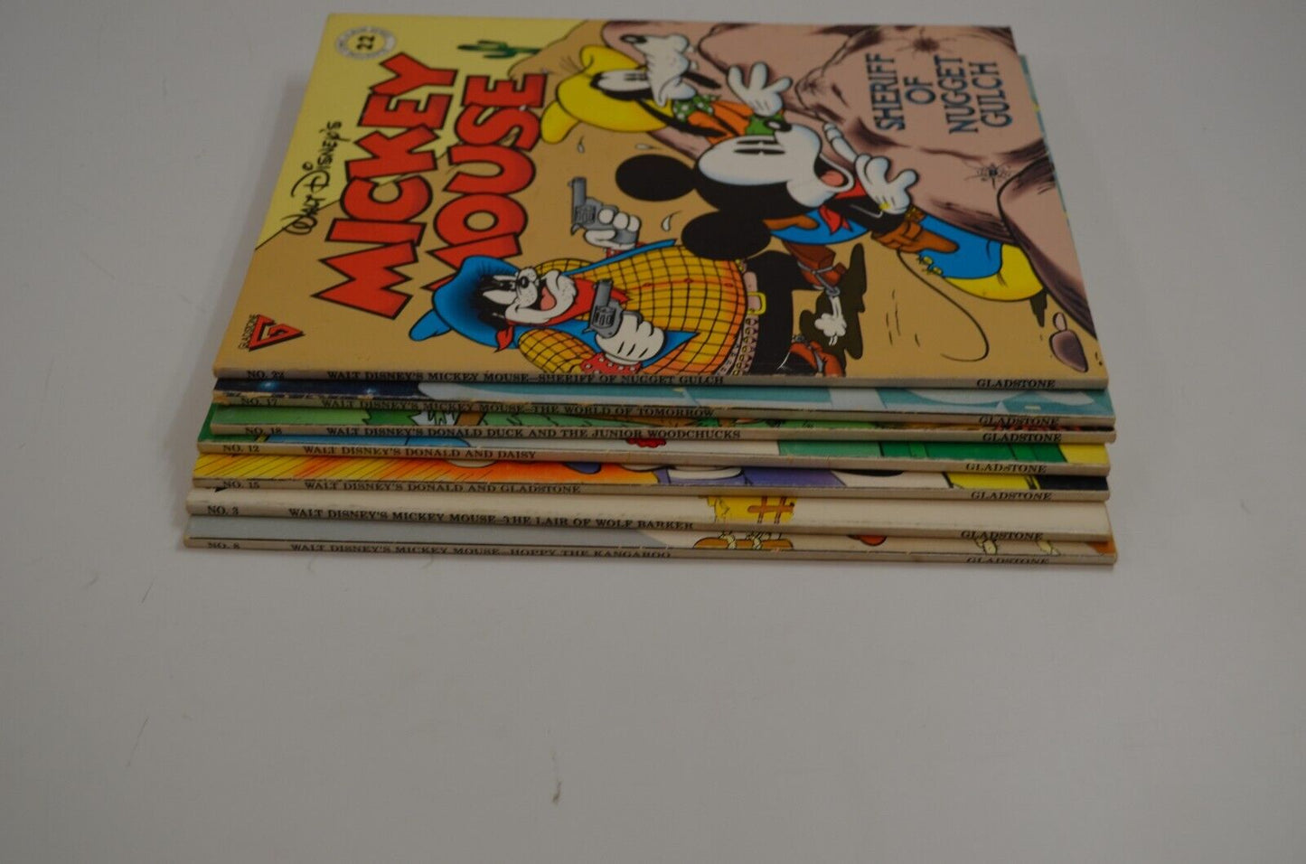 Gladstone Walt Disney Comic Albums 3 8 12 15 17 18 22 Mickey Mouse Donald Duck