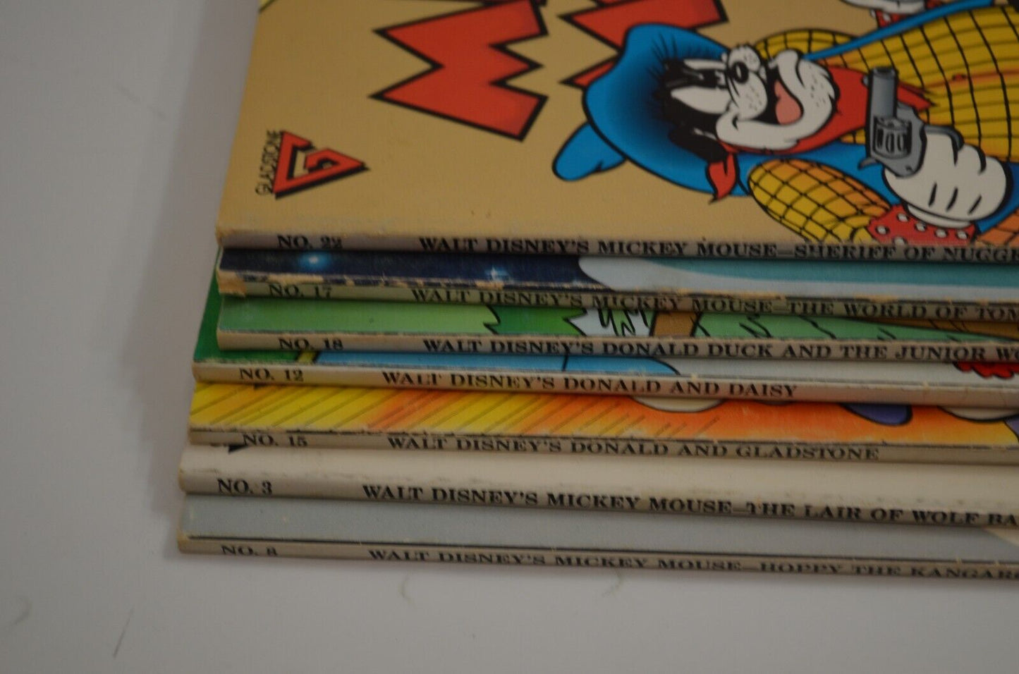 Gladstone Walt Disney Comic Albums 3 8 12 15 17 18 22 Mickey Mouse Donald Duck